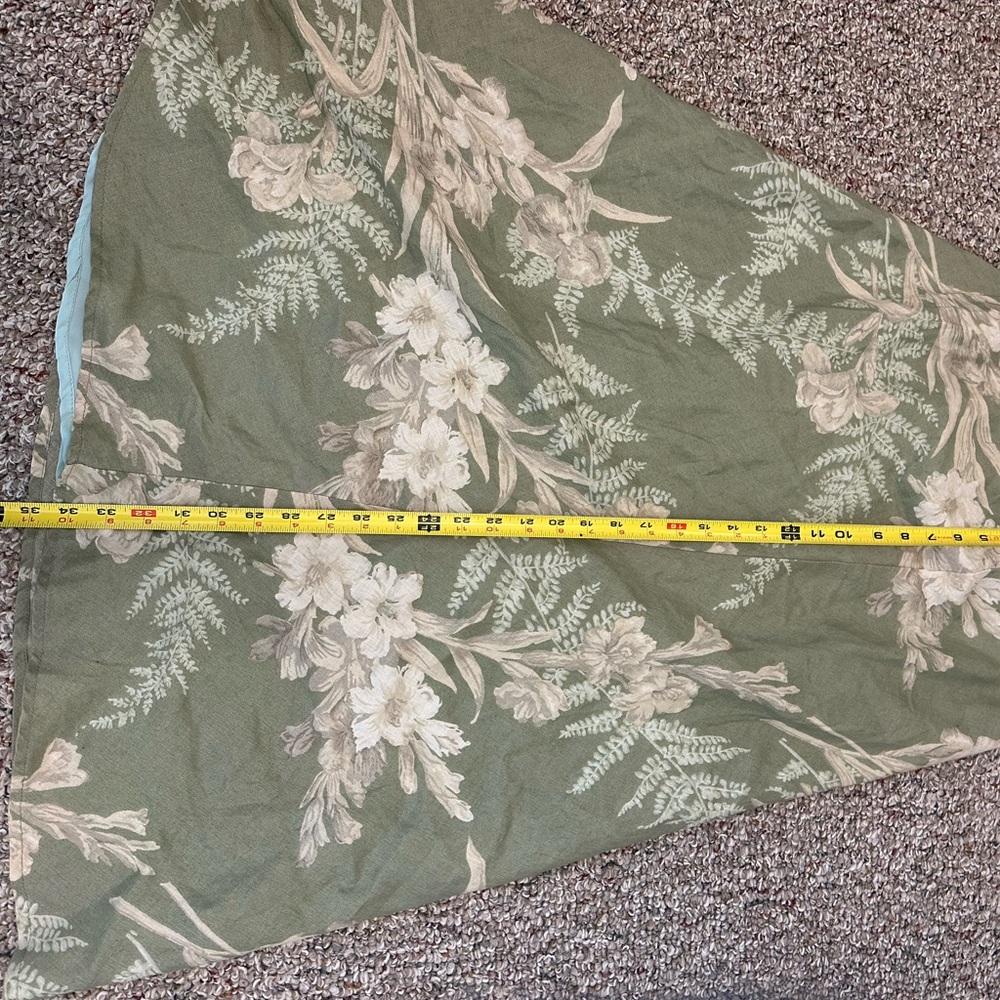 Vintage Green Floral Maxi/Midi Skirt - Picture 8 of 8